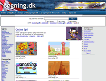 Tablet Screenshot of games.soegning.dk